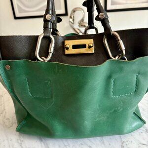 Leather Cyndi Chloe Tote Bag - Sacoche Cyndi en cuir de Chloe